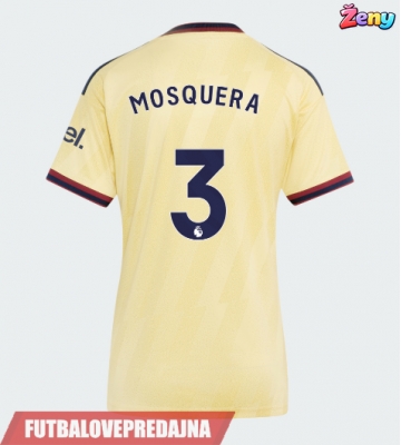Lacne Ženy Futbalové dres Arsenal Cristhian Mosquera #3 2026-27 Krátky Rukáv - Tretina